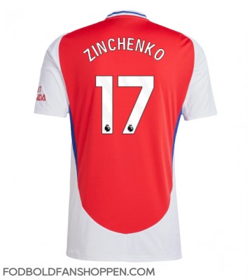 Arsenal Oleksandr Zinchenko #17 Hjemmebanetrøje 2024-25 Kortærmet